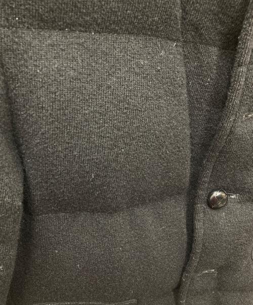 COMME des GARCONS JUNYA WATANABE MAN（コム デ ギャルソン ジュンヤ ワタナベ マン）COMME des GARCONS JUNYA WATANABE MAN (コム デ ギャルソン ジュンヤ ワタナベ マン) DUVETICA (デュベティカ) 紡毛天竺 Wネーム テーラードダウンジャケット ブラック サイズ:Sの古着・服飾アイテム