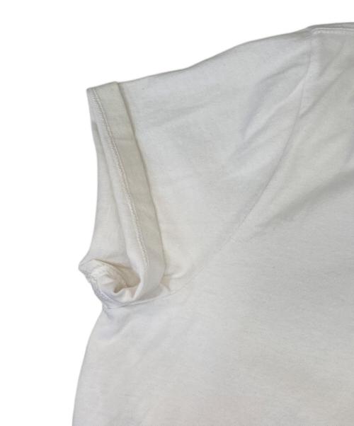 AMI Alexandre Mattiussi（アミアレクサンドルマテュッシ）AMI Alexandre Mattiussi (アミアレクサンドルマテュッシ) ハートロゴ刺繍 ロゴTシャツ ホワイト サイズ:Sの古着・服飾アイテム