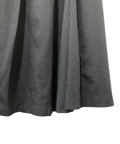 ROBE DE CHAMBRE COMME DES GARCONS（ローブドシャンブル コムデギャルソン）ROBE DE CHAMBRE COMME DES GARCONS (ローブドシャンブル コムデギャルソン) ウールプリーツイージーロングスカート ブラック サイズ:Ｍの古着・服飾アイテム