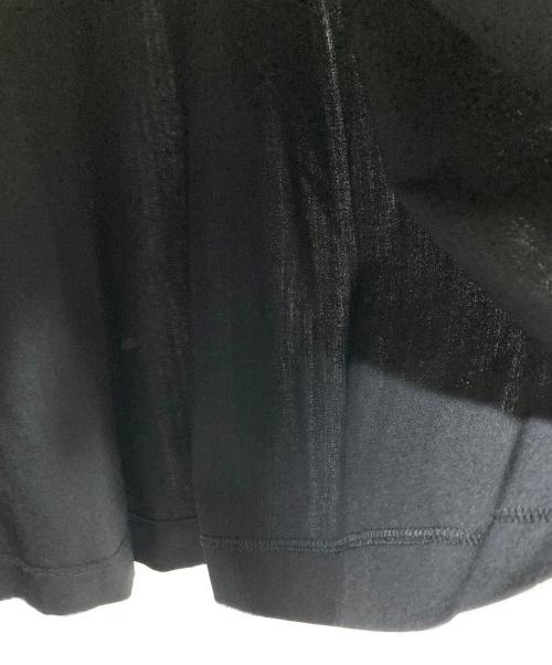 ROBE DE CHAMBRE COMME DES GARCONS（ローブドシャンブル コムデギャルソン）ROBE DE CHAMBRE COMME DES GARCONS (ローブドシャンブル コムデギャルソン) ウールプリーツイージーロングスカート ブラック サイズ:Ｍの古着・服飾アイテム