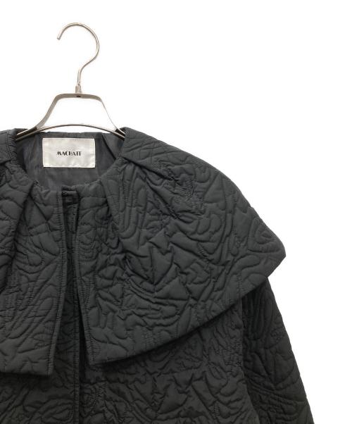 machatt（マチャット）machatt (マチャット) トップサーモキルティングジャケット 中綿ジャケット ブラック サイズ:Freeの古着・服飾アイテム