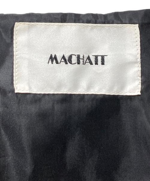 machatt（マチャット）machatt (マチャット) トップサーモキルティングジャケット 中綿ジャケット ブラック サイズ:Freeの古着・服飾アイテム