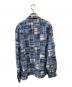 POLO RALPH LAUREN (ポロ・ラルフローレン) パッチワークマドラスチェックシャツ ブルー サイズ:L：9000円