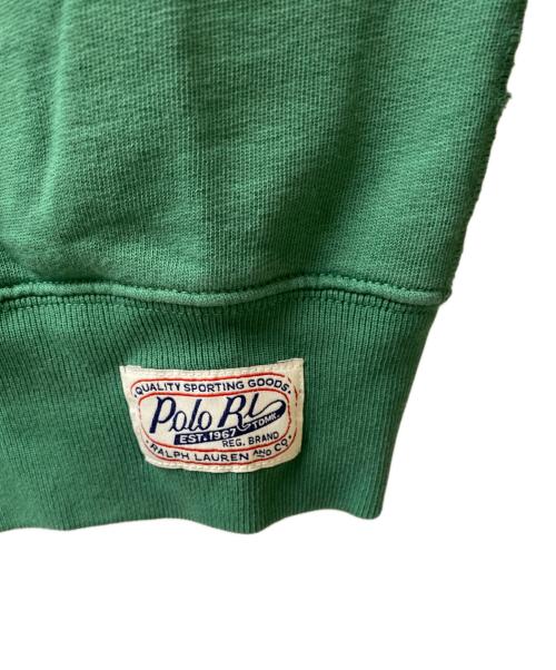 POLO RALPH LAUREN（ポロ・ラルフローレン）POLO RALPH LAUREN (ポロ・ラルフローレン) プリントスウェット グリーン サイズ:Lの古着・服飾アイテム
