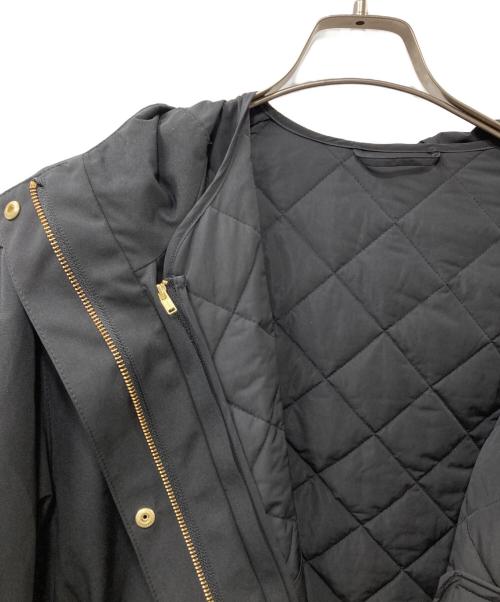 23区（ニジュウサンク）23区 (ニジュウサンク) 【撥水加工/洗える】ライナー付き マルチウェイアウター コート ブラック サイズ:40の古着・服飾アイテム