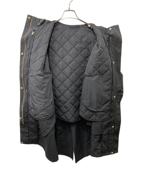 23区（ニジュウサンク）23区 (ニジュウサンク) 【撥水加工/洗える】ライナー付き マルチウェイアウター コート ブラック サイズ:40の古着・服飾アイテム