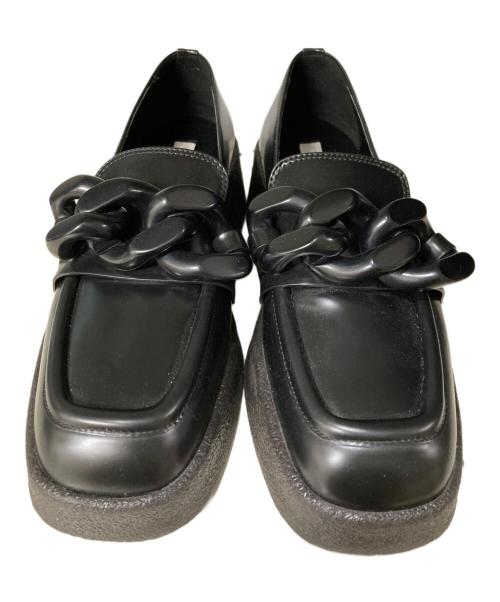 STELLA McCARTNEY（ステラマッカートニー）STELLA McCARTNEY (ステラマッカートニー) Skyla チャンキーソールローファー ブラック サイズ:39の古着・服飾アイテム