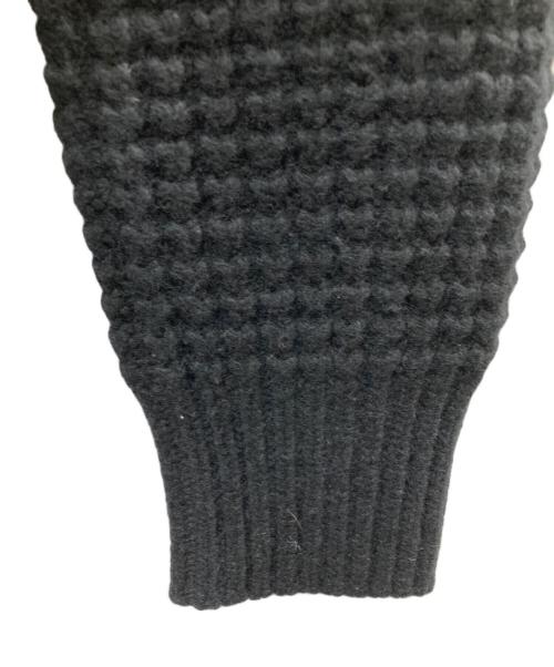 HARDY NOIR（アルディーノアール）HARDY NOIR (アルディーノアール) ワッフル編みニット ブラック サイズ:Freeの古着・服飾アイテム