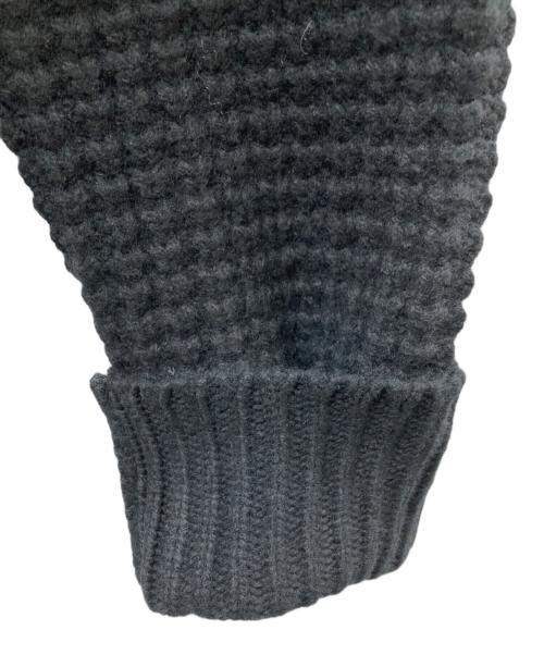 HARDY NOIR（アルディーノアール）HARDY NOIR (アルディーノアール) ワッフル編みニット ブラック サイズ:Freeの古着・服飾アイテム