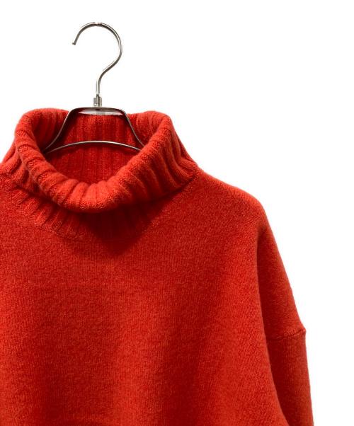 BEAUTY&YOUTH（ビューティーアンドユース）BEAUTY&YOUTH (ビューティーアンドユース) ウールカシミヤタートルネックニット オレンジ サイズ:Freeの古着・服飾アイテム