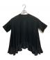 ENFOLD (エンフォルド) RANDOM FLARE T-SHIRT ランダムフレアTシャツ ブラック サイズ:38：7000円