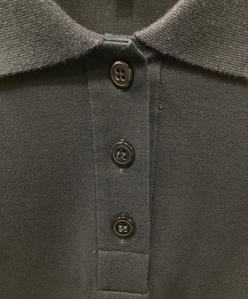 ENFOLD（エンフォルド）ENFOLD (エンフォルド) ストレッチカノコ 立体スリーブポロSHIRT ブラック サイズ:38の古着・服飾アイテム