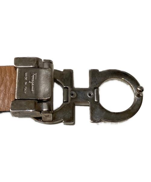 Salvatore Ferragamo（サルヴァトーレ フェラガモ）Salvatore Ferragamo (サルヴァトーレ フェラガモ) ガンチーニ レザーベルト ブラックの古着・服飾アイテム