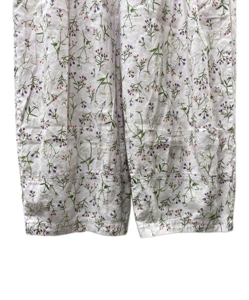 nest Robe（ネストローブ）nest Robe (ネストローブ) UPCYCLELINO 花柄 リネンコットン イージー パンツ ピンク サイズ:FREEの古着・服飾アイテム