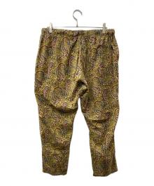 South2 West8（サウスツー ウエストエイト）の古着「SS STRING SLACK PANT PRINTED FLANNEL PAISLEY イージーパンツ」｜オリーブ