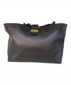 sergio rossiセルジオロッシ）の古着「sr1 TOTE レザートートバッグ」｜ブラック