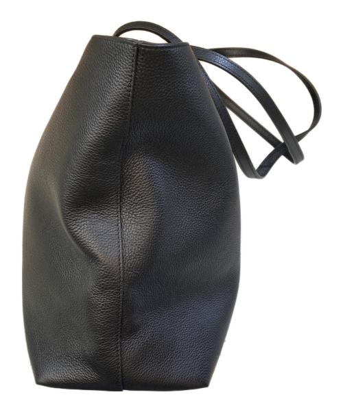 sergio rossi（セルジオロッシ）sergio rossi (セルジオロッシ) sr1 TOTE レザートートバッグ ブラックの古着・服飾アイテム