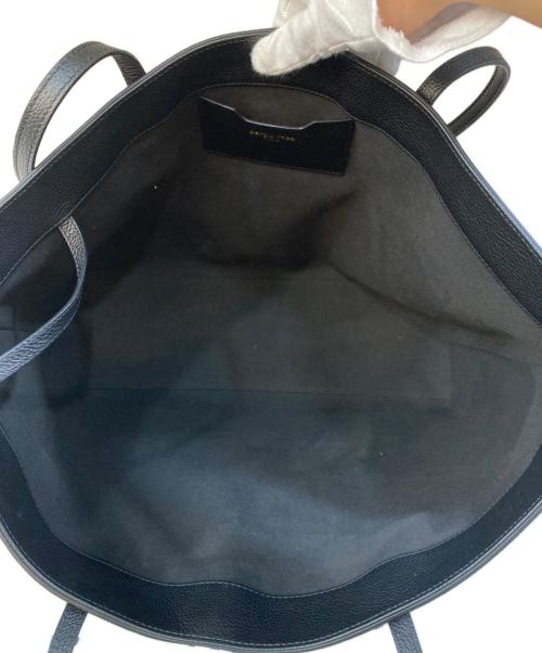 sergio rossi（セルジオロッシ）sergio rossi (セルジオロッシ) sr1 TOTE レザートートバッグ ブラックの古着・服飾アイテム