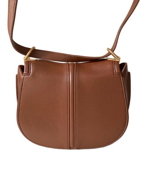 COLE HAAN（コールハーン）COLE HAAN (コールハーン) セレネアサドルバッグ ショルダーバッグ ブラウンの古着・服飾アイテム