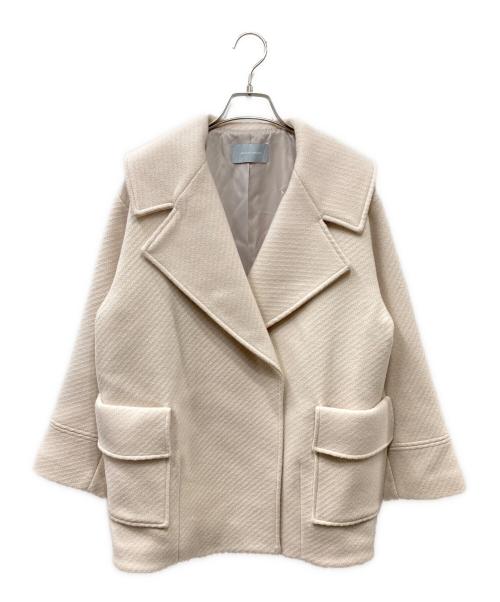 JILL STUART（ジルスチュアート）JILL STUART (ジルスチュアート) ウールカルゼシリーズ コート ピンク サイズ:Sの古着・服飾アイテム