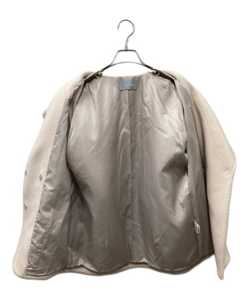 JILL STUART（ジルスチュアート）JILL STUART (ジルスチュアート) ウールカルゼシリーズ コート ピンク サイズ:Sの古着・服飾アイテム