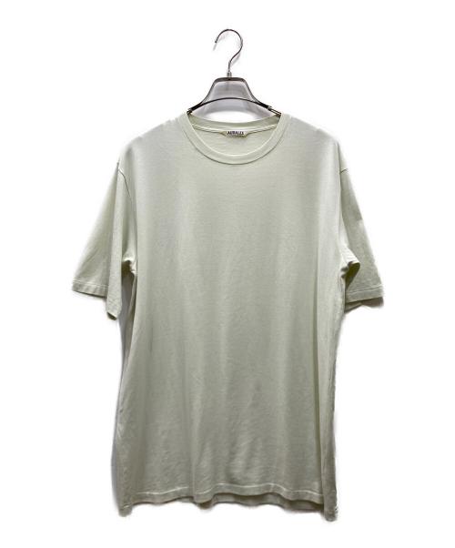 AURALEE（オーラリー）AURALEE (オーラリー) LUSTER PLAITING TEE グリーン サイズ:SIZE 5の古着・服飾アイテム