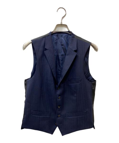 BLACK LABEL CRESTBRIDGE（ブラックレーベル クレストブリッジ）BLACK LABEL CRESTBRIDGE (ブラックレーベル クレストブリッジ) 3Pセットアップスーツ ネイビー サイズ:36Lの古着・服飾アイテム