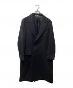 AURALEEオーラリー）の古着「DOUBLE CLOTH HARD TWIST CARSEY CHESTERFIELD COAT/チェスターフィールドコート」｜ブラック
