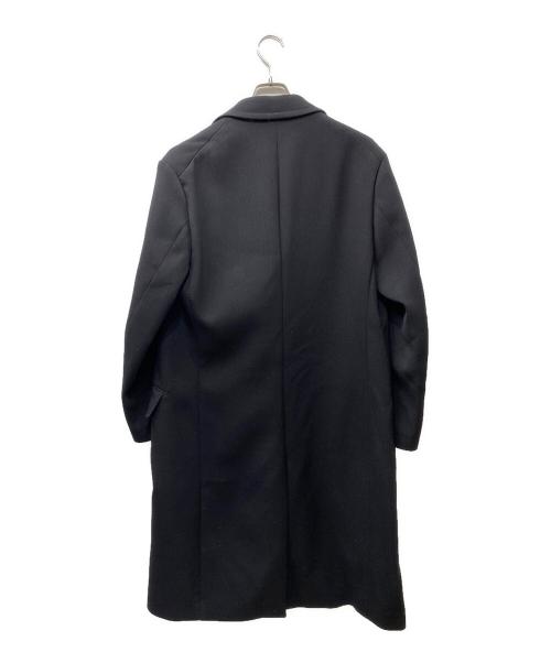 AURALEE（オーラリー）AURALEE (オーラリー) DOUBLE CLOTH HARD TWIST CARSEY CHESTERFIELD COAT/チェスターフィールドコート ブラック サイズ:3の古着・服飾アイテム