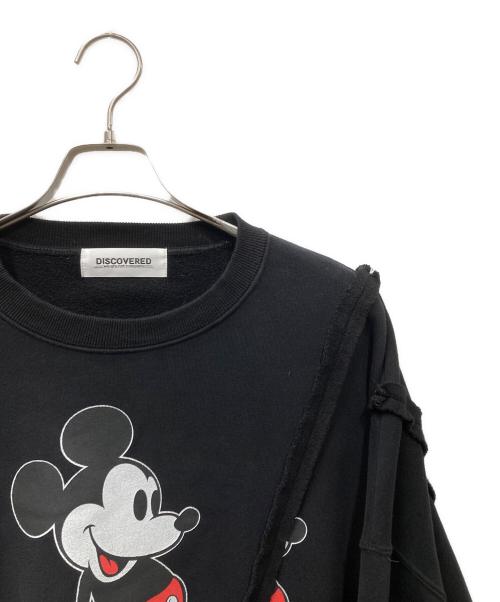DISCOVERED（ディスカバード）DISCOVERED (ディスカバード) リメイクデザインワイドスウェット ブラック サイズ:3の古着・服飾アイテム