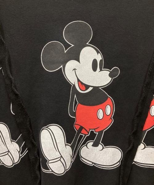 DISCOVERED（ディスカバード）DISCOVERED (ディスカバード) リメイクデザインワイドスウェット ブラック サイズ:3の古着・服飾アイテム