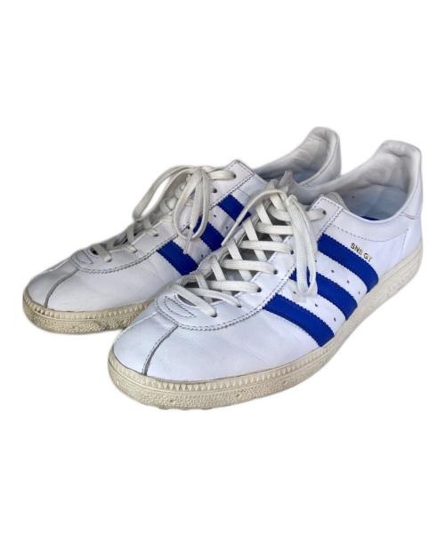 adidas（アディダス）adidas (アディダス) ローカットスニーカー ホワイト×ブルー サイズ:28cmの古着・服飾アイテム