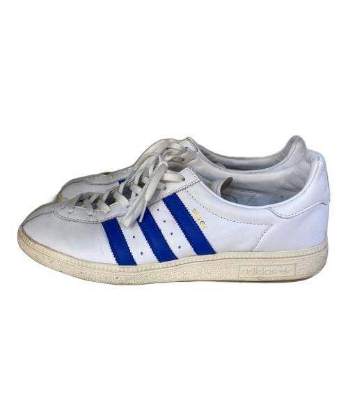 adidas（アディダス）adidas (アディダス) ローカットスニーカー ホワイト×ブルー サイズ:28cmの古着・服飾アイテム