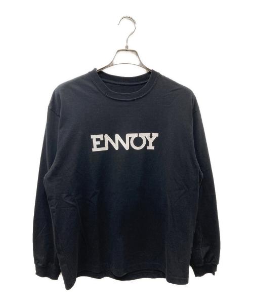 ENNOY（エンノイ）ENNOY (エンノイ) lectric Logo L/S Tee カットソー ブラック サイズ:Lの古着・服飾アイテム