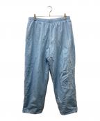 SUPREMEシュプリーム）の古着「Spellout Embroidered Track Pants」｜スカイブルー