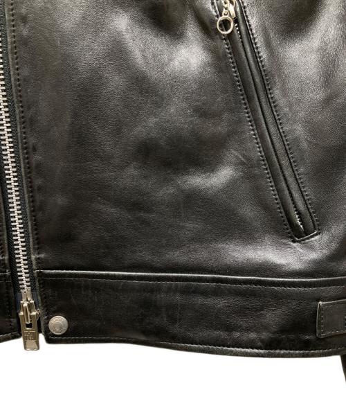 Schott（ショット）Schott (ショット) NEW DOUBLE BREST RIDER/ダブルライダースジャケット ブラック サイズ:Sの古着・服飾アイテム