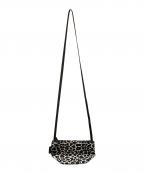 Herve Chapelierエルベシャプリエ）の古着「レオパード柄ミニショルダーバッグ」｜ホワイト×ブラック