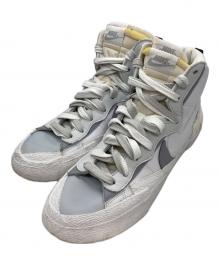 NIKE×sacai（ナイキ×サカイ）の古着「BLAZER MID "WHITE/WOLF GREY" ハイカットスニーカー」｜ホワイト