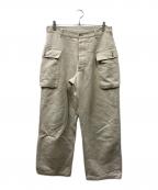 HEUGNユーゲン）の古着「TROUSER 036 リネン混パンツ」｜ベージュ
