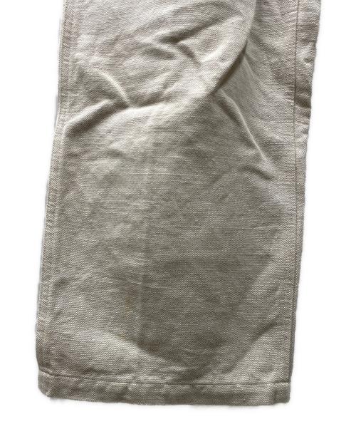 HEUGN（ユーゲン）HEUGN (ユーゲン) TROUSER 036 リネン混パンツ ベージュ サイズ:2の古着・服飾アイテム
