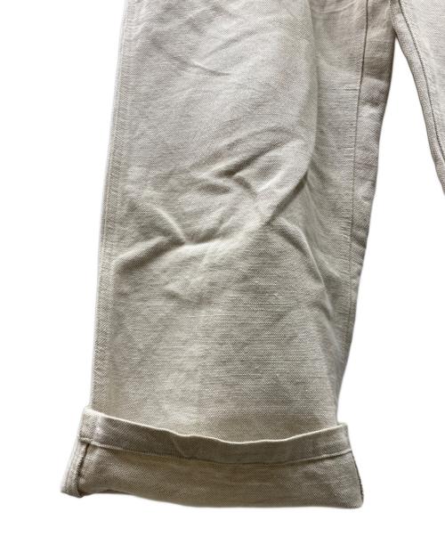 HEUGN（ユーゲン）HEUGN (ユーゲン) TROUSER 036 リネン混パンツ ベージュ サイズ:2の古着・服飾アイテム