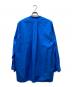 HEUGN (ユーゲン) SHIRT 079 ノーカラーシャツ ブルー サイズ:2：13000円