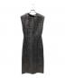 JIL SANDER（ジルサンダー）の古着「ノースリーブワンピース」｜ブラック×シルバー