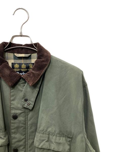 Barbour（バブアー）Barbour (バブアー) KAPTAIN SUNSHINE (キャプテンサンシャイン) Barbour 別注 Stand collar Traveller coat オリーブ サイズ:38の古着・服飾アイテム