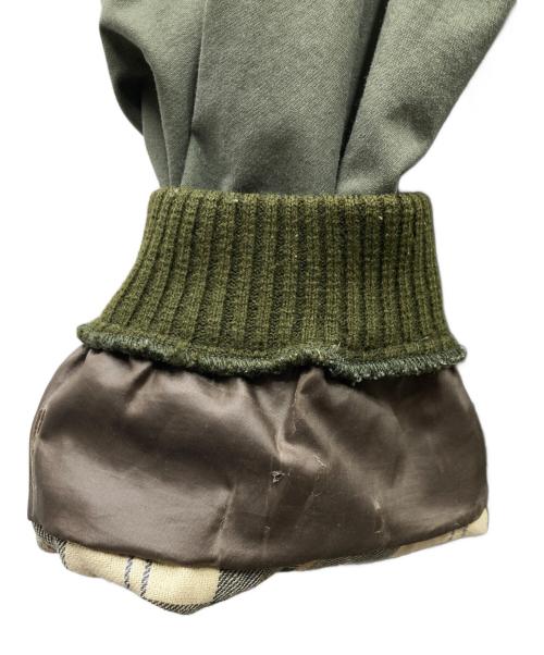 Barbour（バブアー）Barbour (バブアー) KAPTAIN SUNSHINE (キャプテンサンシャイン) Barbour 別注 Stand collar Traveller coat オリーブ サイズ:38の古着・服飾アイテム