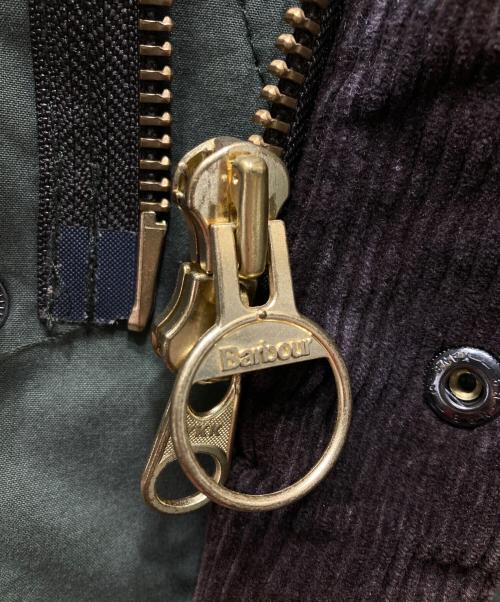 Barbour（バブアー）Barbour (バブアー) KAPTAIN SUNSHINE (キャプテンサンシャイン) Barbour 別注 Stand collar Traveller coat オリーブ サイズ:38の古着・服飾アイテム