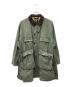 Barbour（バブアー）の古着「Barbour 別注 Stand collar Traveller coat」｜オリーブ