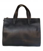 A VACATIONア ヴァケーション）の古着「レザーハンドバッグ」｜ブラック