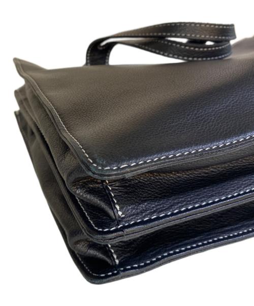 A VACATION（ア ヴァケーション）A VACATION (ア ヴァケーション) レザーハンドバッグ ブラックの古着・服飾アイテム