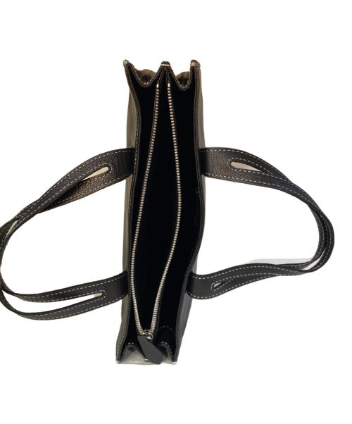 A VACATION（ア ヴァケーション）A VACATION (ア ヴァケーション) レザーハンドバッグ ブラックの古着・服飾アイテム